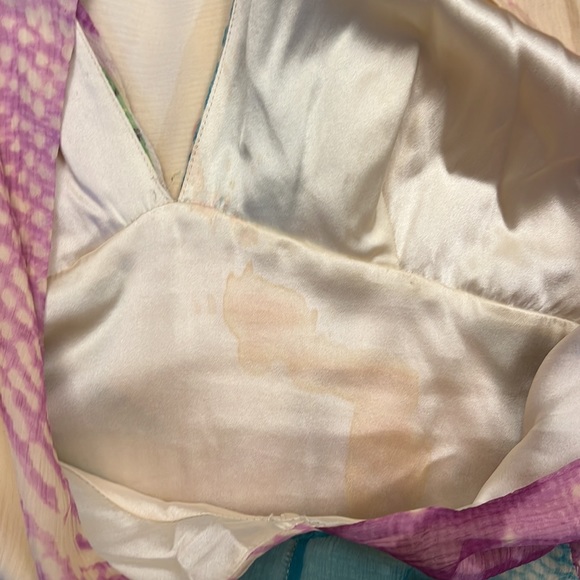 FLAWED GEM Rare Early 2000s Silk Midi Dress ASO Lorelai Gilmore in Gilmore Girls - Picture 16 of 16